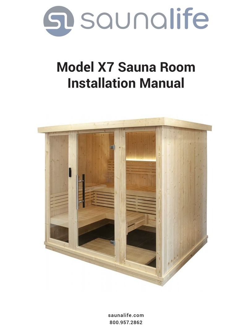 saunalife X7 installation manual