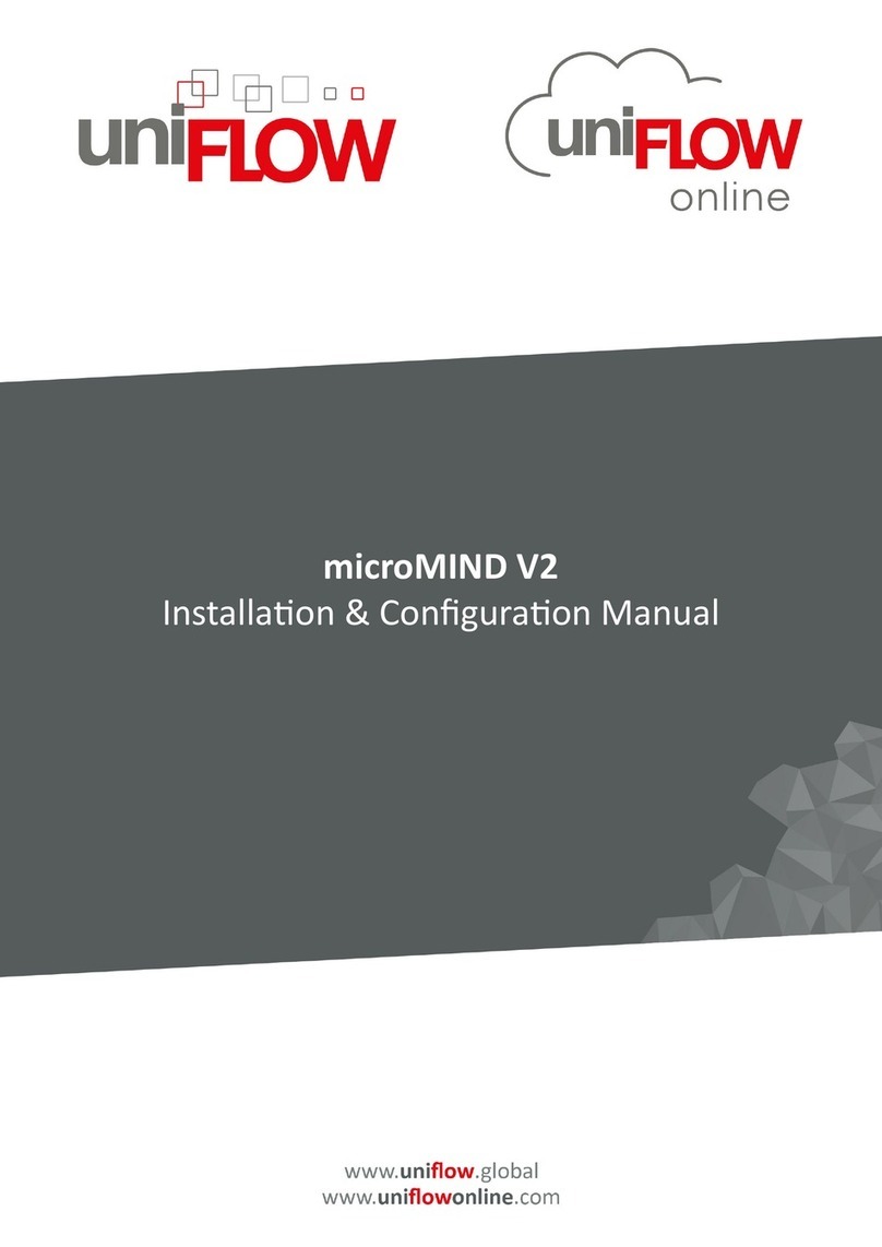 UniFlow microMIND V2 Installation & configuration manual
