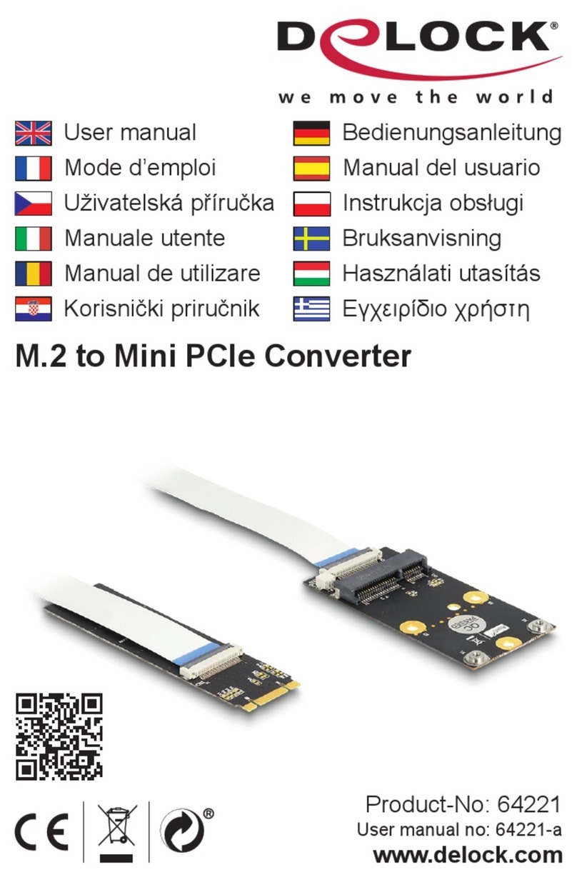 DeLOCK 64221 user manual