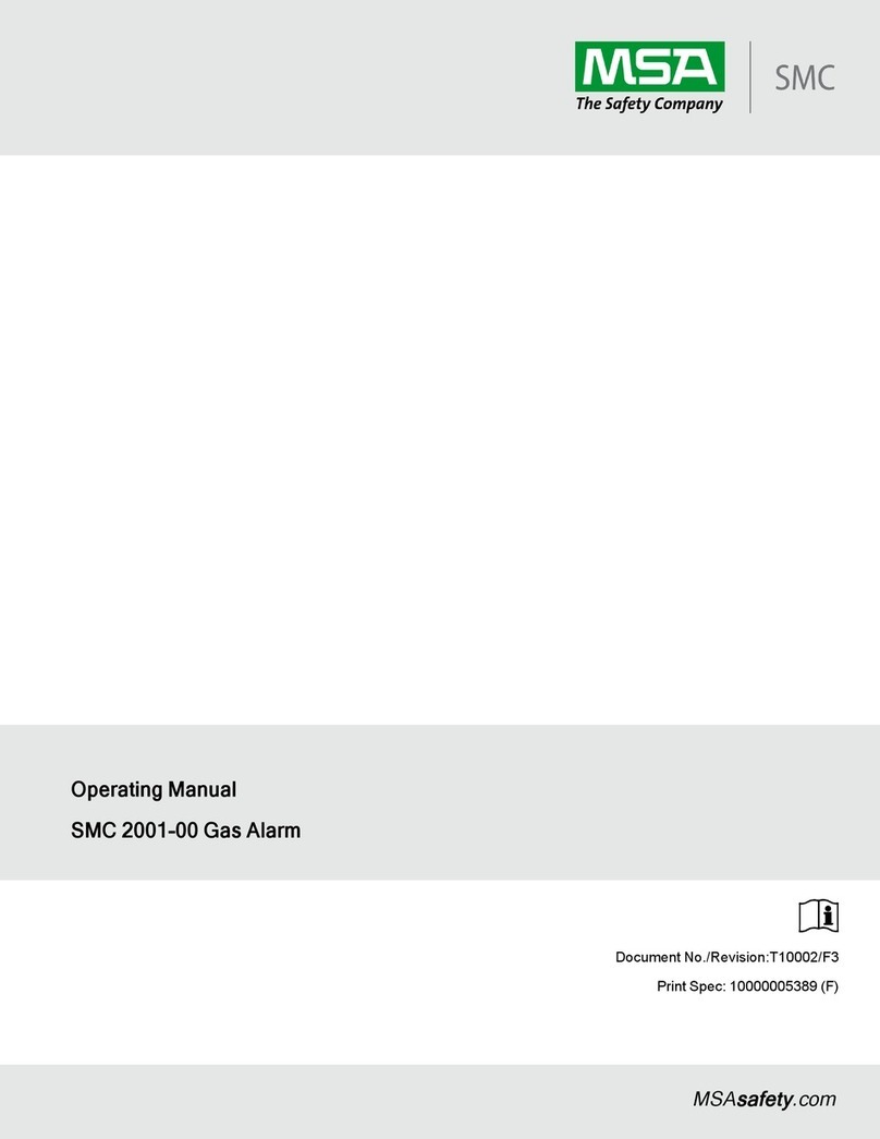 MSA SMC 2001-00 operating manual