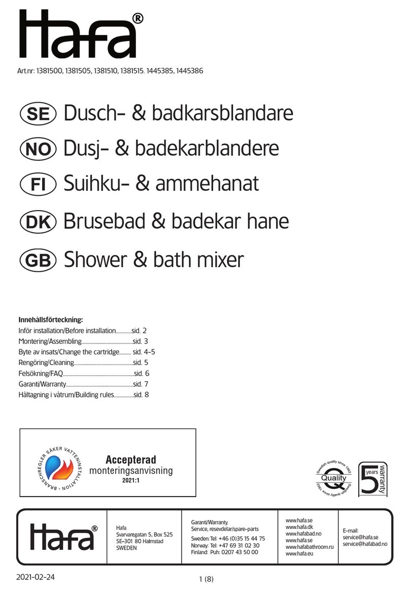HAFA Gaia Smartmix CC160 quick start guide