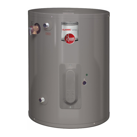 Rheem PROE20 1 RH POU Use & care manual