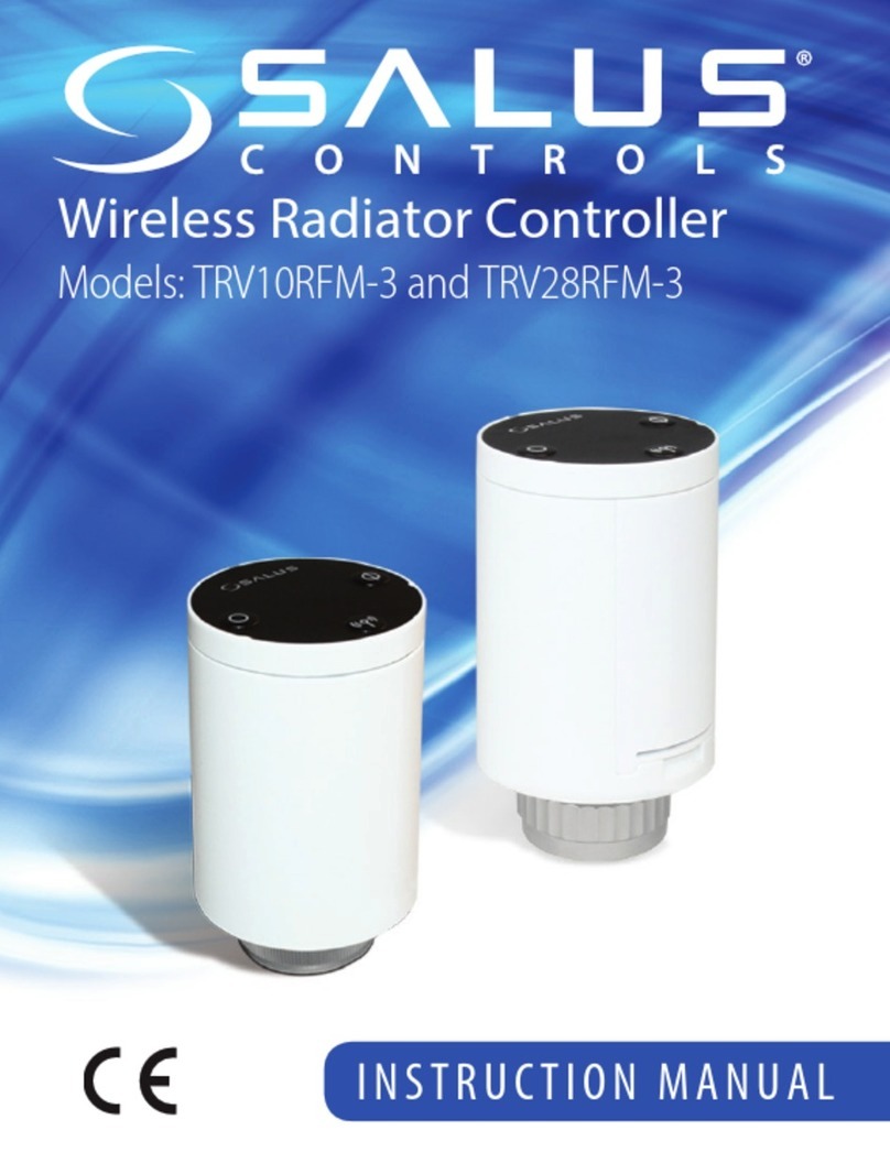 Salus TRV10RFM-3 User manual