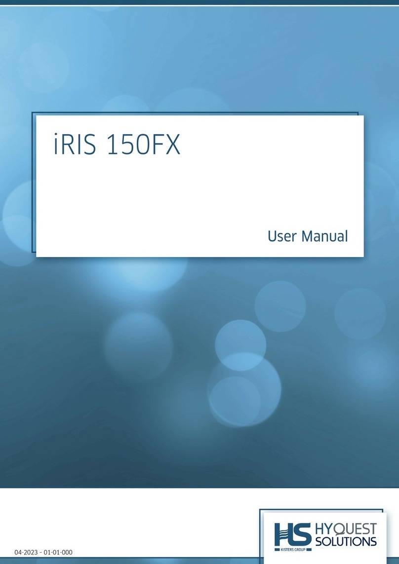 HyQuest Solutions iRIS 150FX user manual