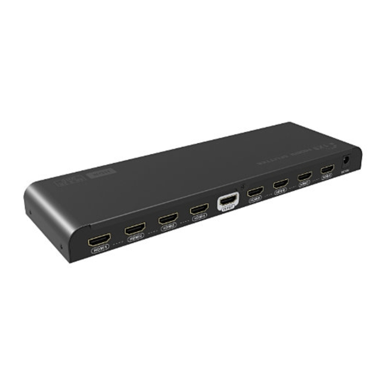 SyncAV SSAV-1X8HDMI User manual
