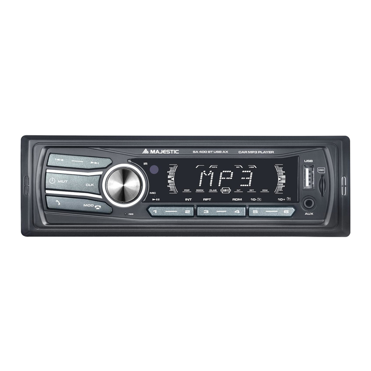 Majestic SA 400 BT/USB/AX user manual