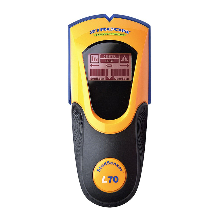 Zircon StudSensor L70 OneStep user manual