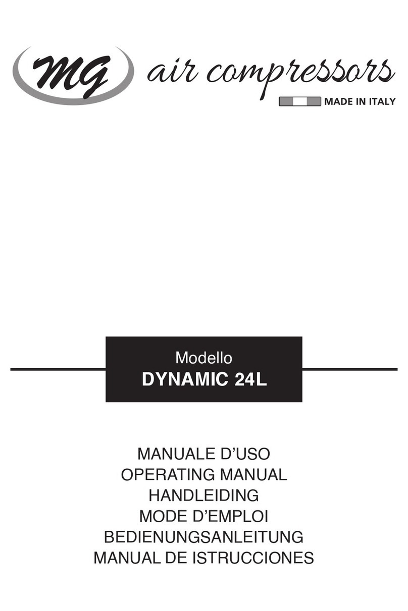 mg air compressors DYNAMIC 24L operating manual