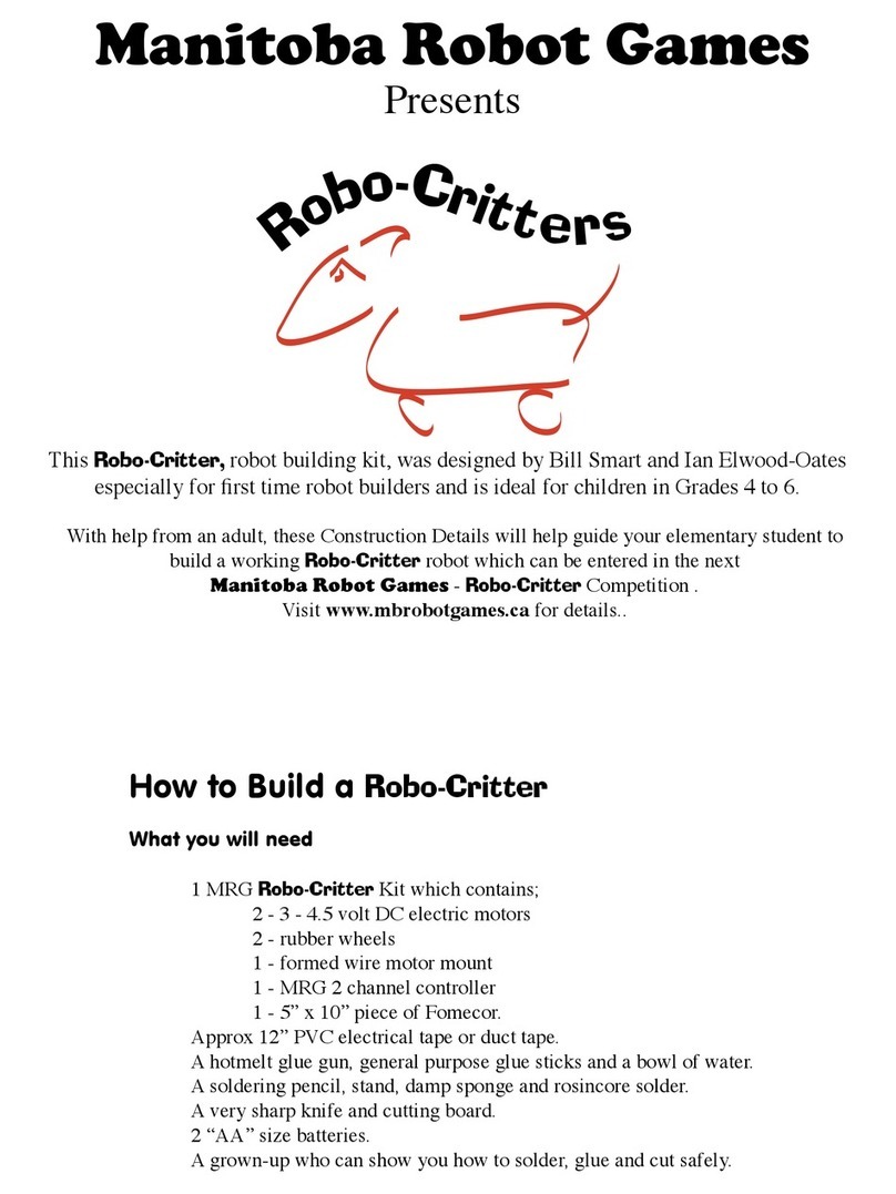 Manitoba Robot Games Robo-Critters How to Build