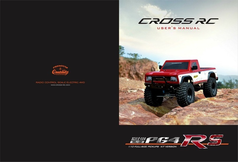 CROSSRC SCALE 4x4 OFF-ROAD PG4 RS User manual