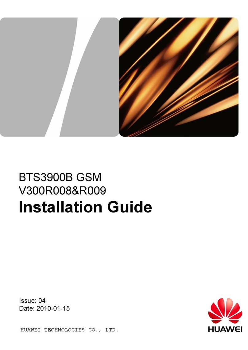 Huawei BTS3900B GSM installation guide