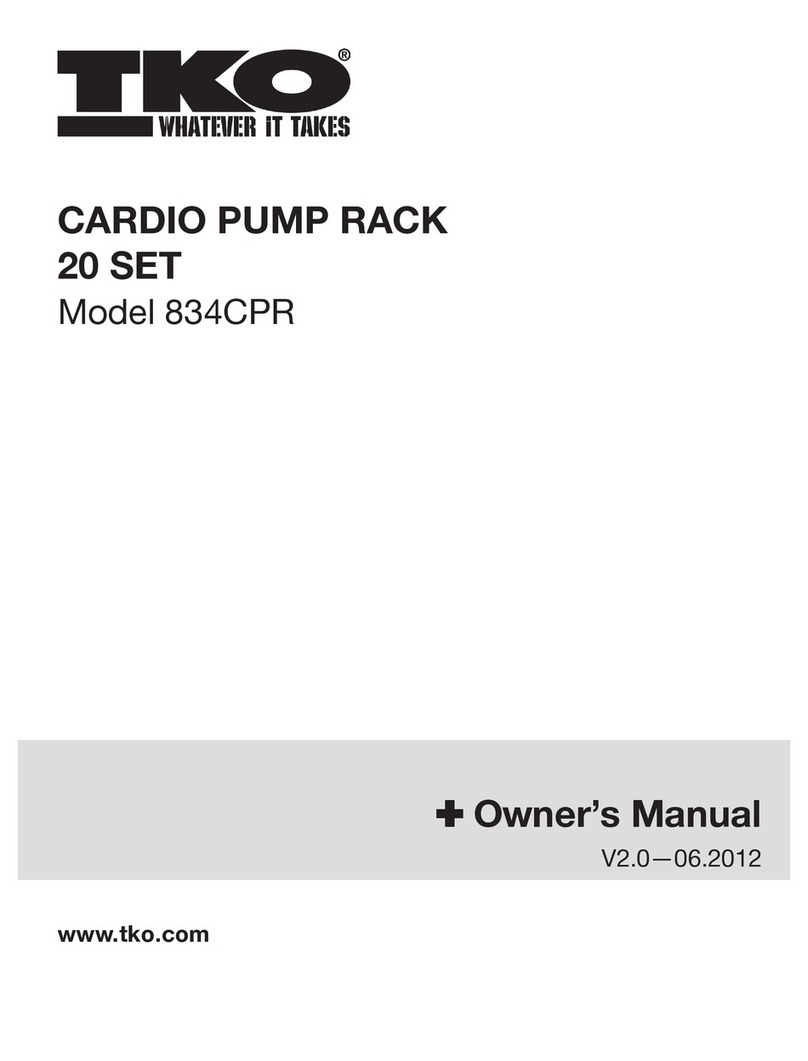TKO 834CPR User manual