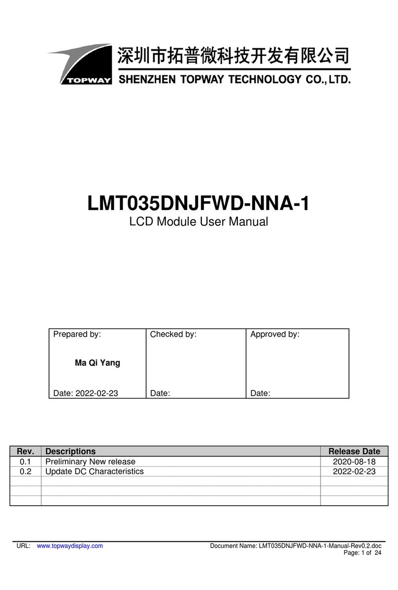 Topway LMT035DNJFWD-NNA-1 user manual