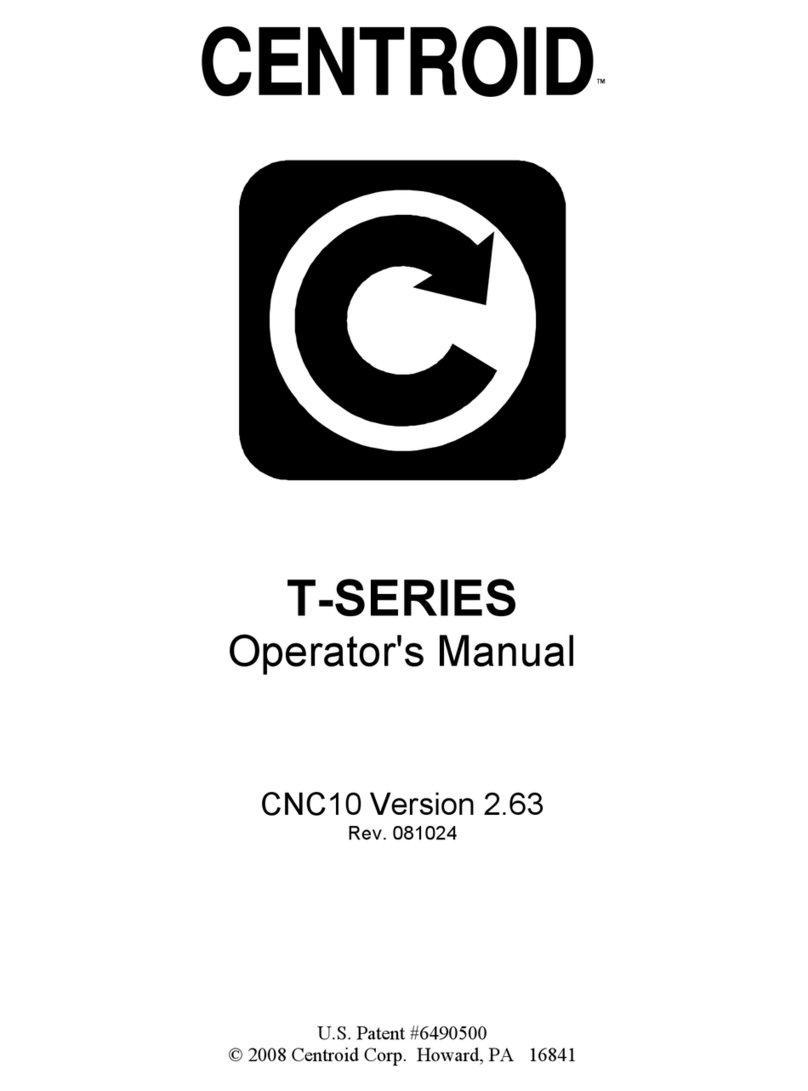 Centroid T Series Operator's manual