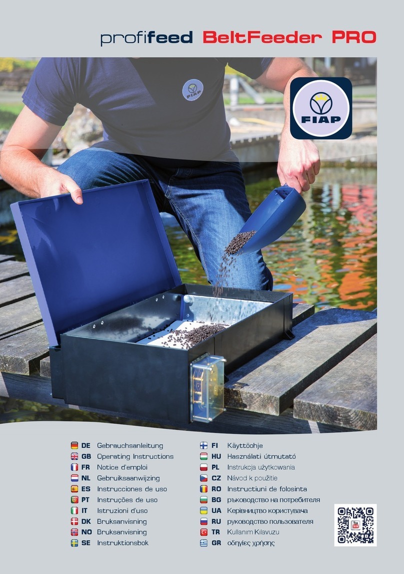 Fiap profifeed BeltFeeder PRO operating instructions