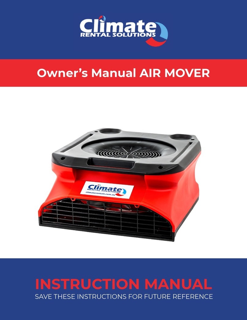 Climate RENTAL SOLUTIONS AM 100 owner's manual