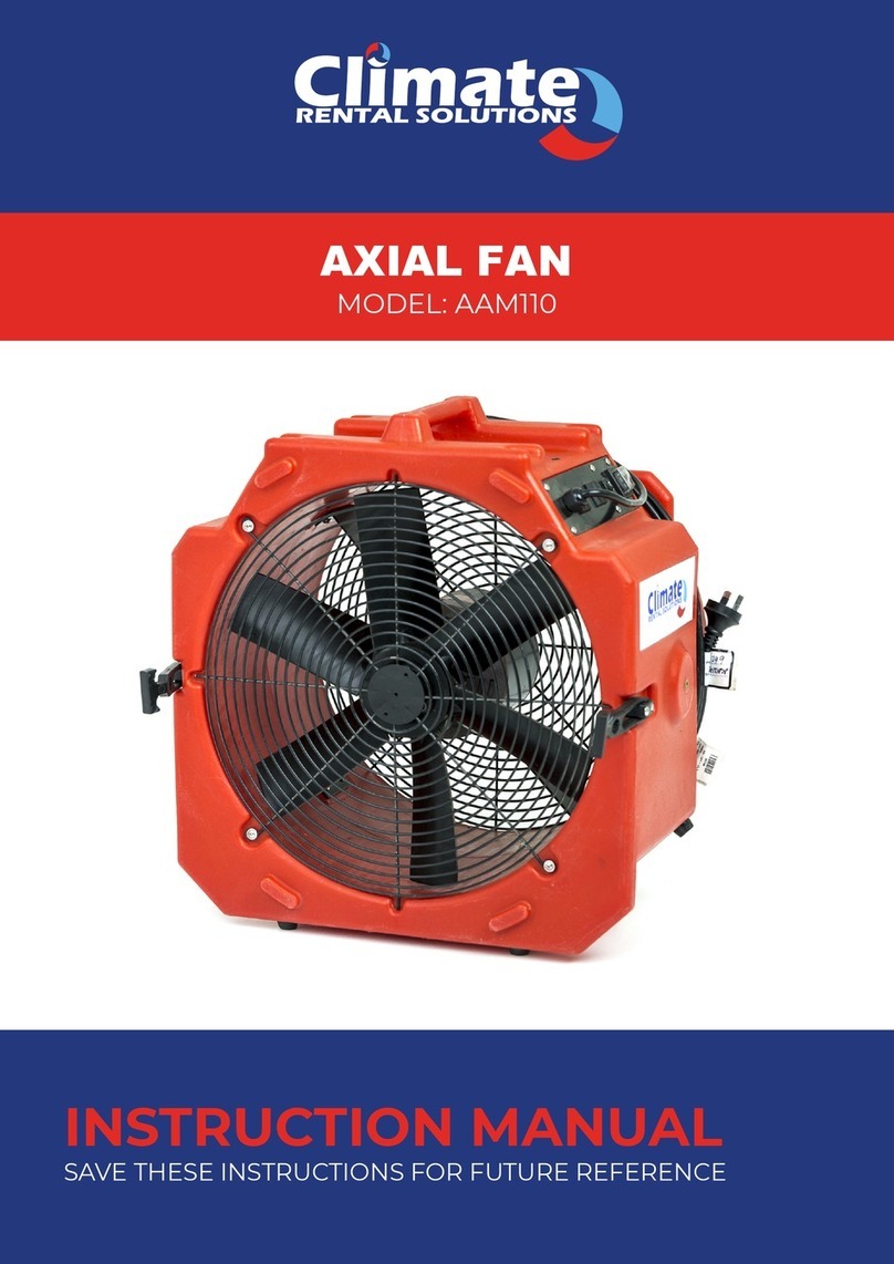 Climate RENTAL SOLUTIONS AAM110 User manual
