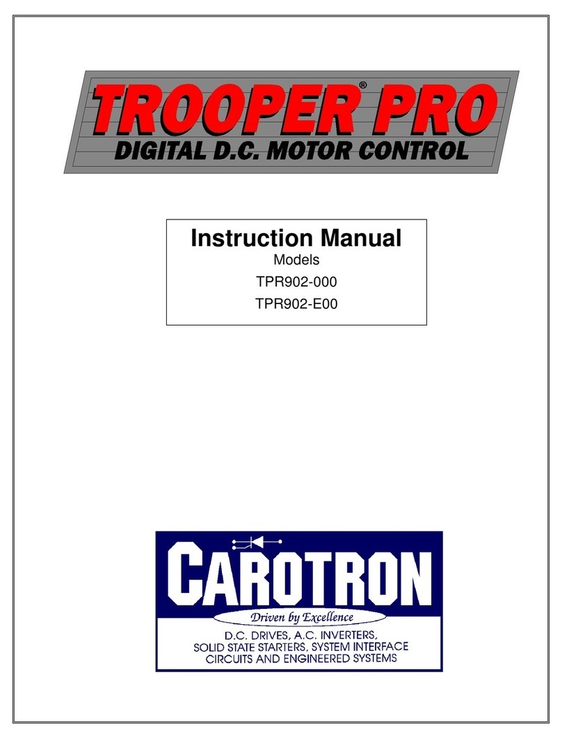 Carotron Trooper Pro instruction manual