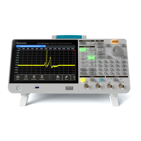 Tektronix AFG31000 Series User manual