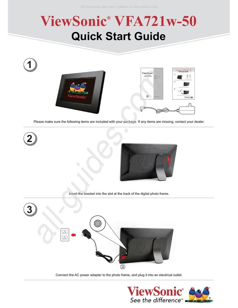 ViewSonic VFA721w-50 quick start guide