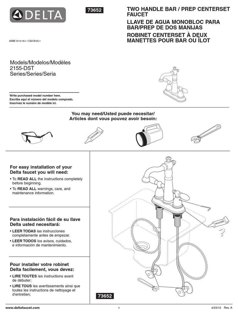 Delta 2155-DST quick start guide