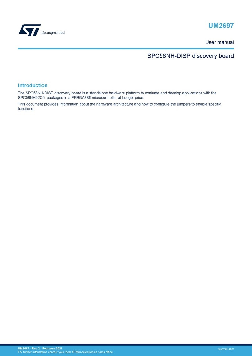 ST SPC58NH-DISP user manual