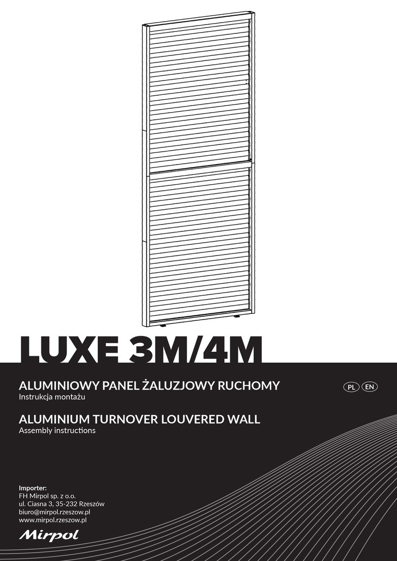 Mirpol LUXE Assembly instructions