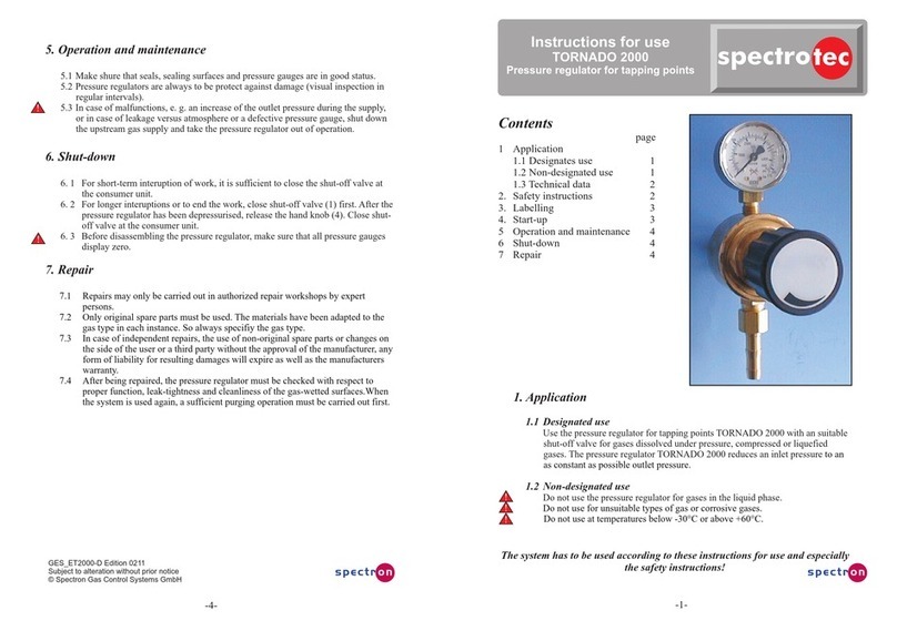 spectrotec TORNADO 2000 Instructions for use
