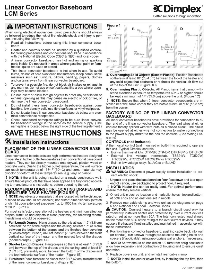 Dimplex LCM Series User manual