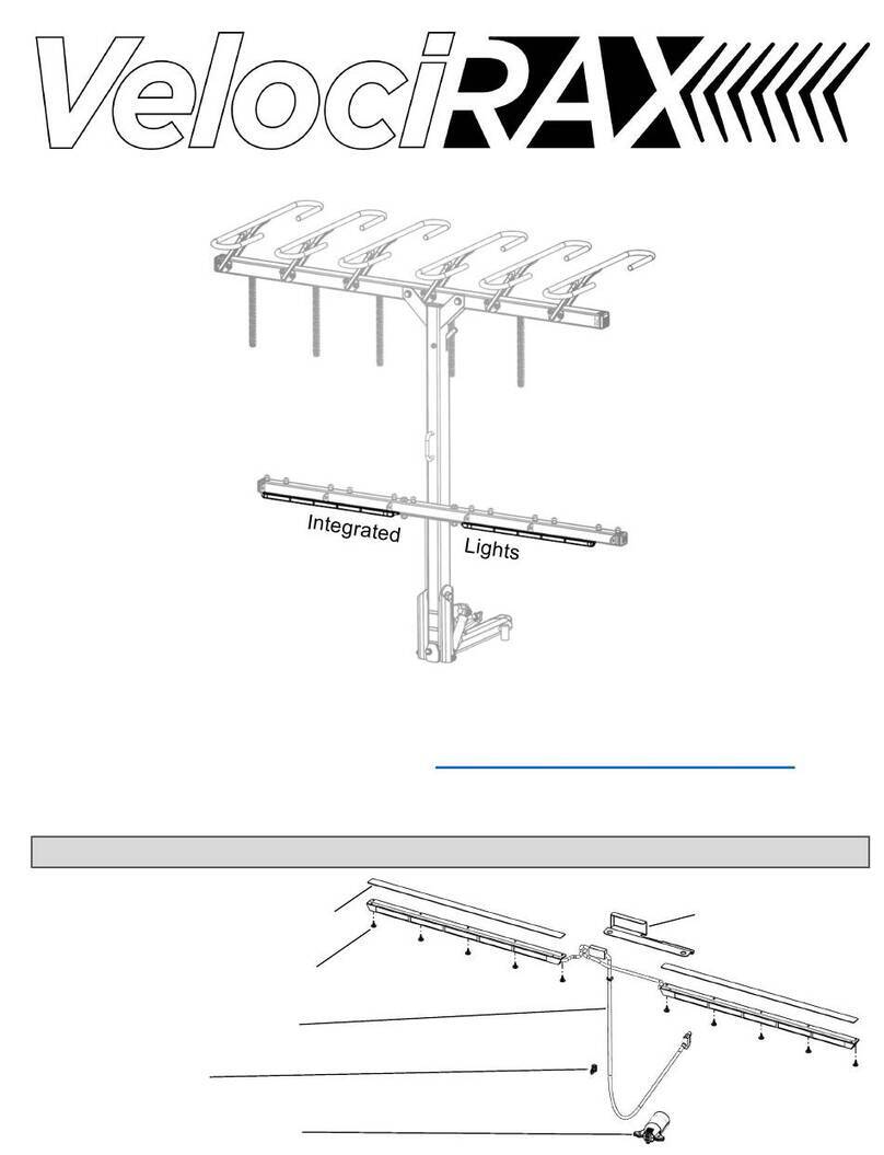 VelociRAX Light Bar instruction manual