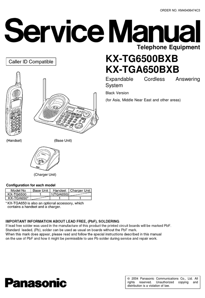 Panasonic KX-TG6500BXB User manual