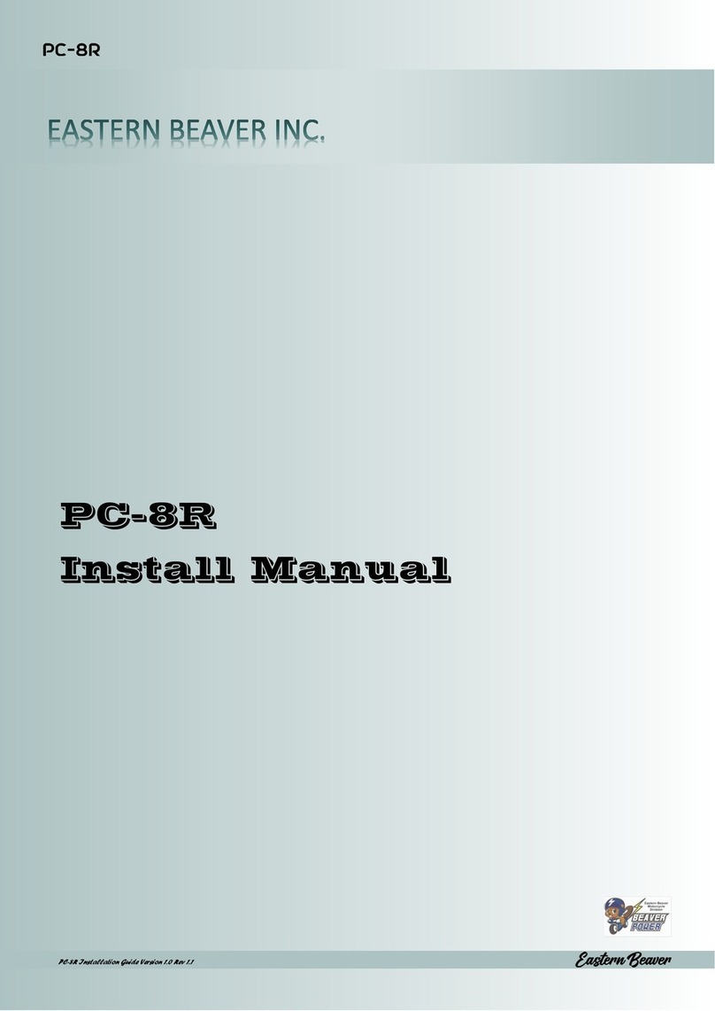 EASTERN BEAVER PC-8R Install manual