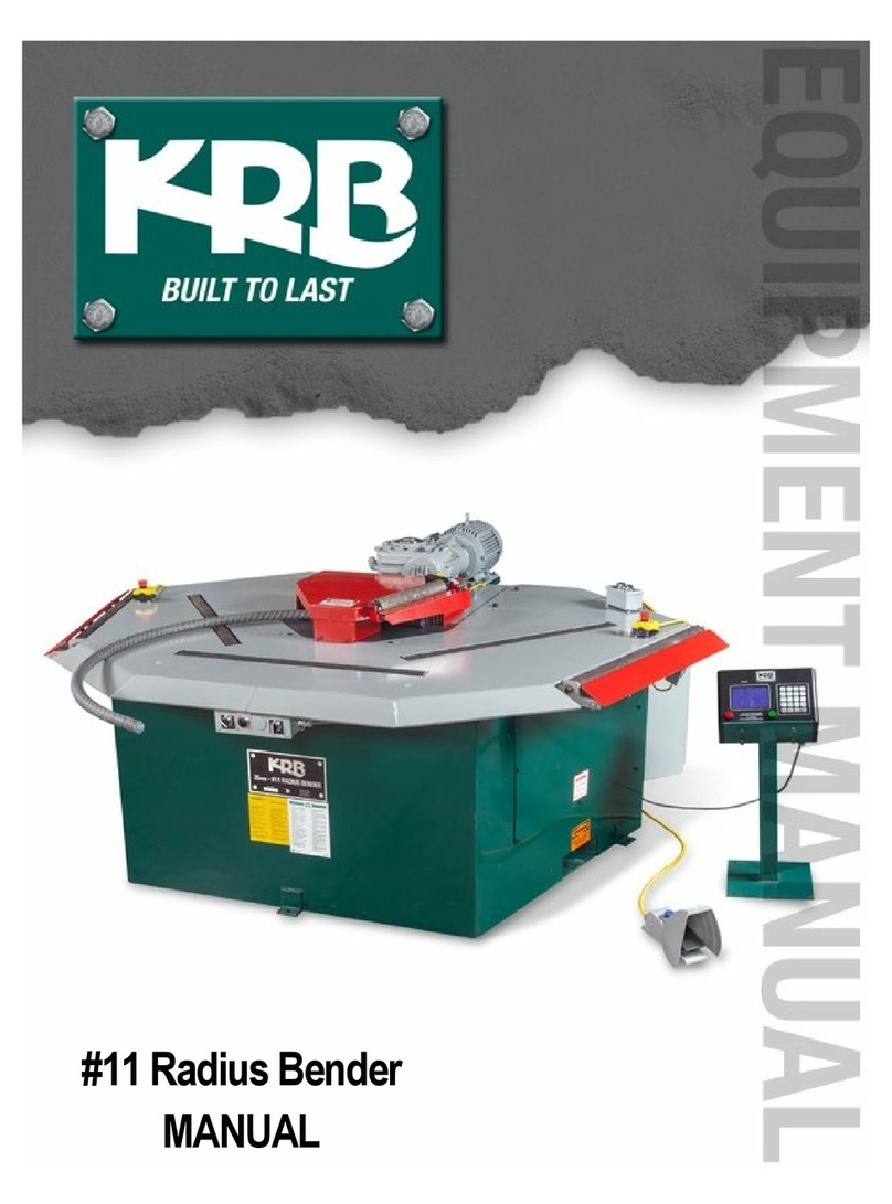 KRB 11 Radius Bender manual
