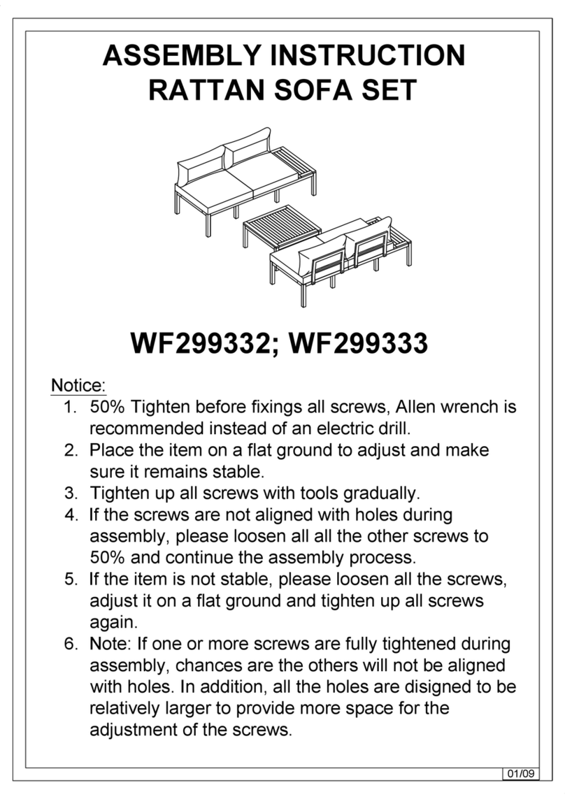 EXTSUD WF299332 Assembly instruction
