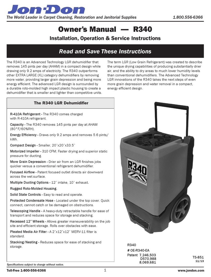 Jon-Don R340 owner's manual