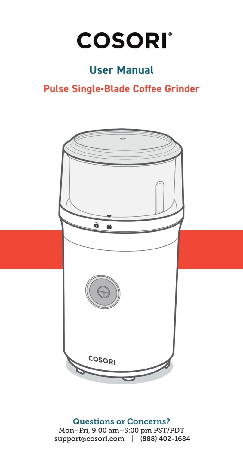 Cosori CCG-UO11-KUS user manual