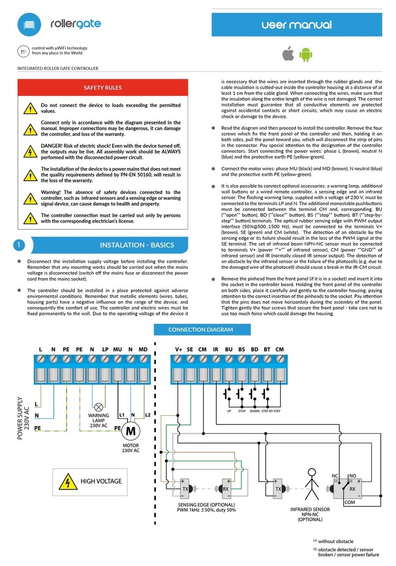 BleBox roller gate User manual