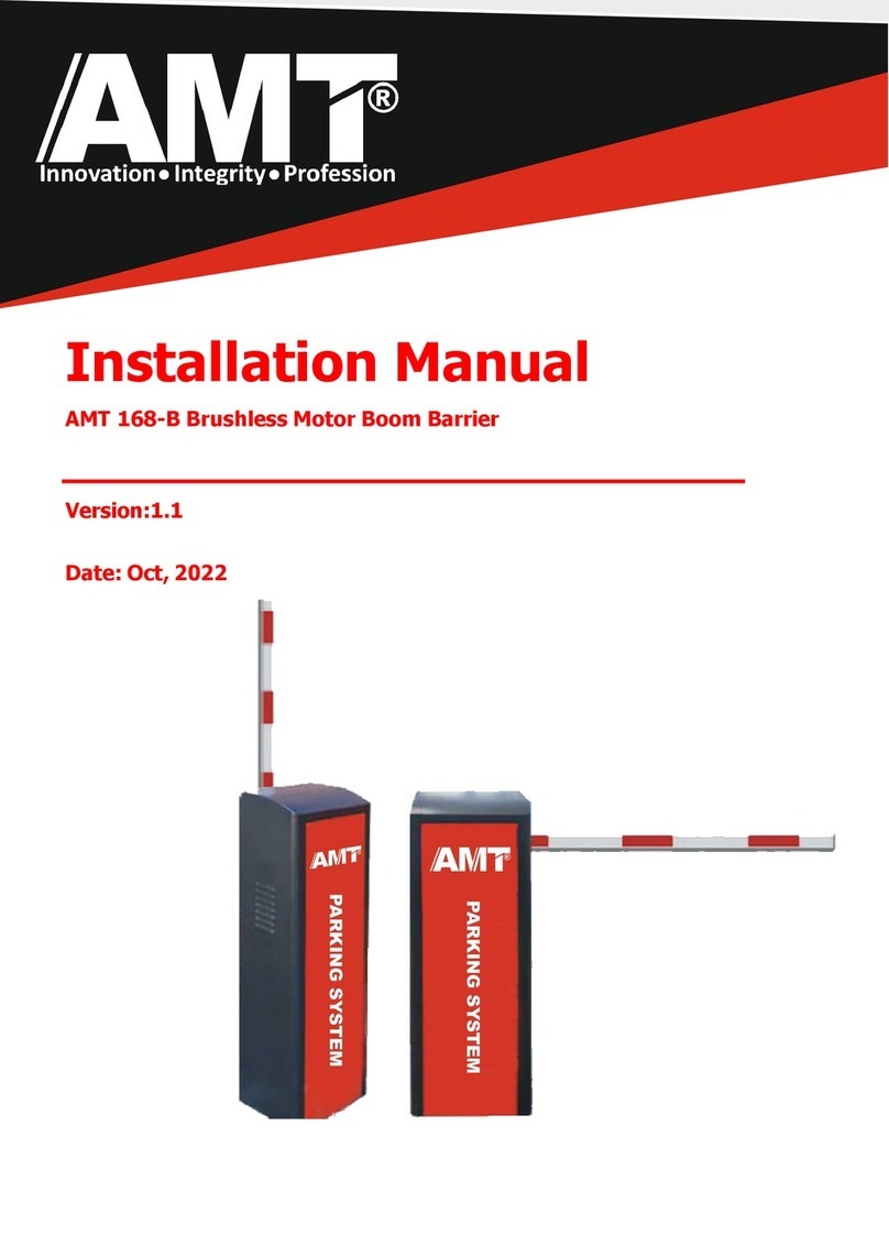 AMT 168-B installation manual