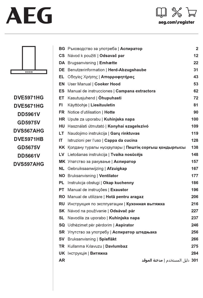 AEG DVE5671HG User manual