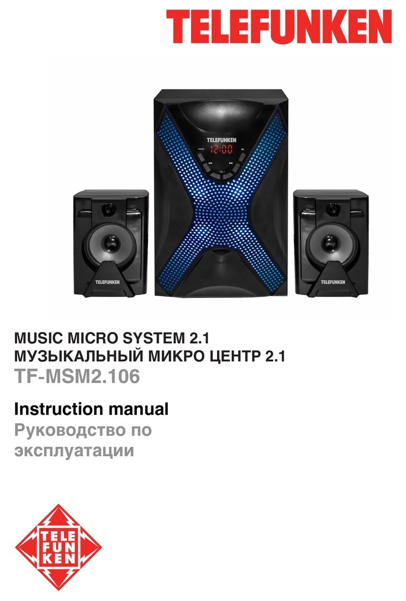 Telefunken TF-MSM2.106 instruction manual