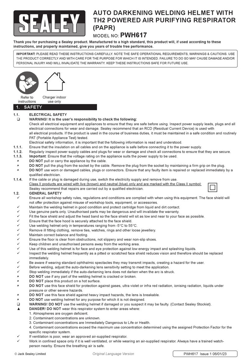 Sealey PWH617 User manual