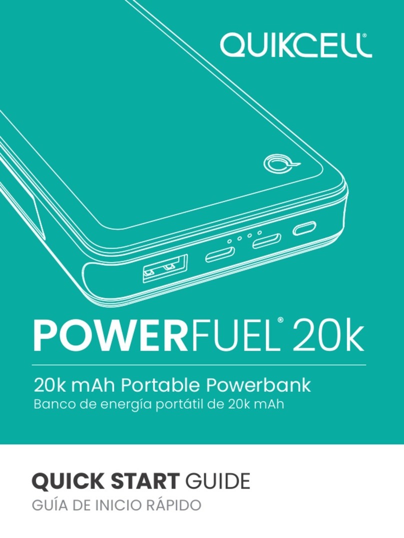 Quikcell POWERFUEL 20k quick start guide