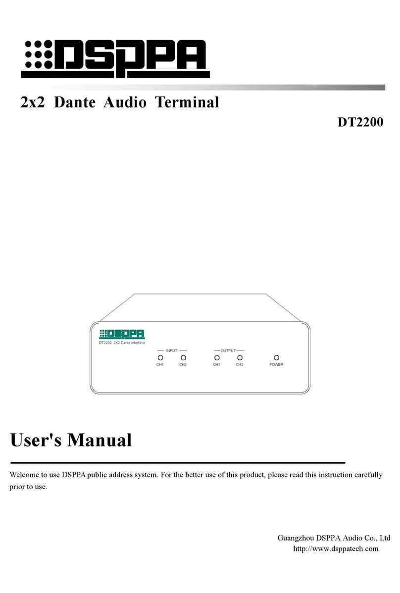 DSPPA DT2200 User manual