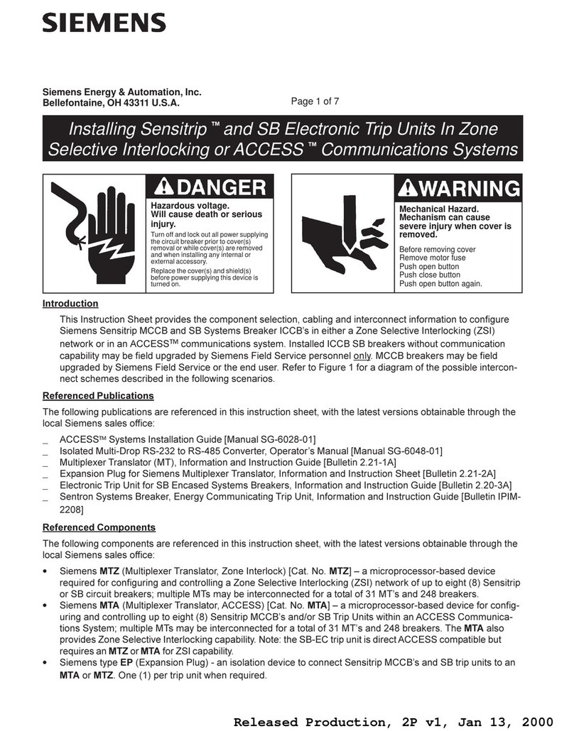 Siemens Energy SB ICCB Instruction Manual