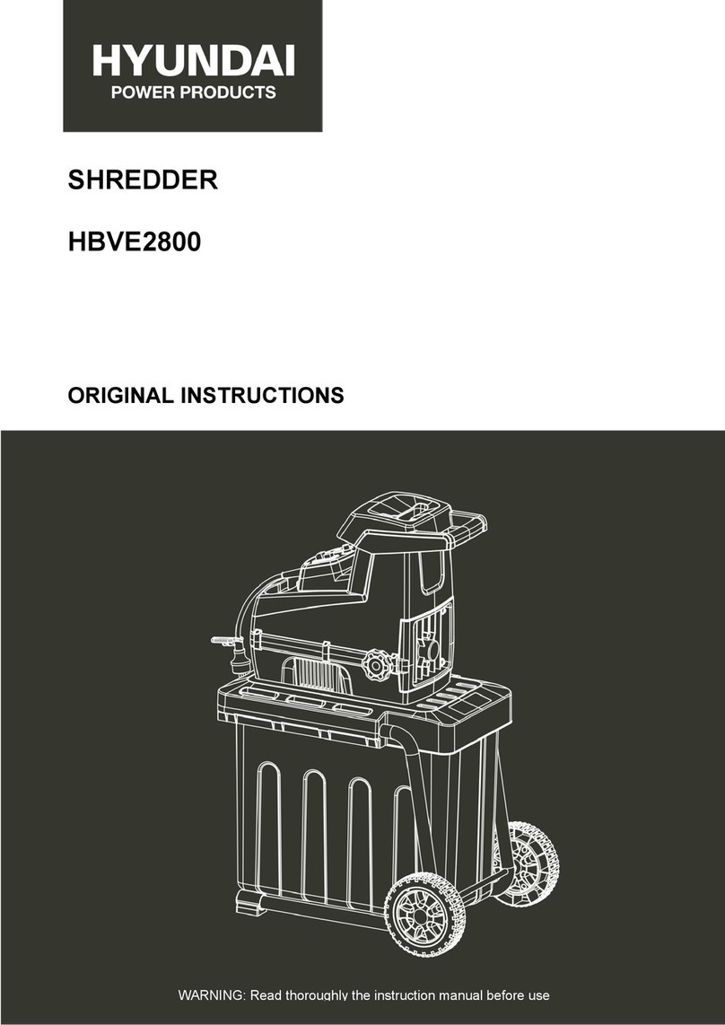 Hyundai power products HBVE2800 Original instructions
