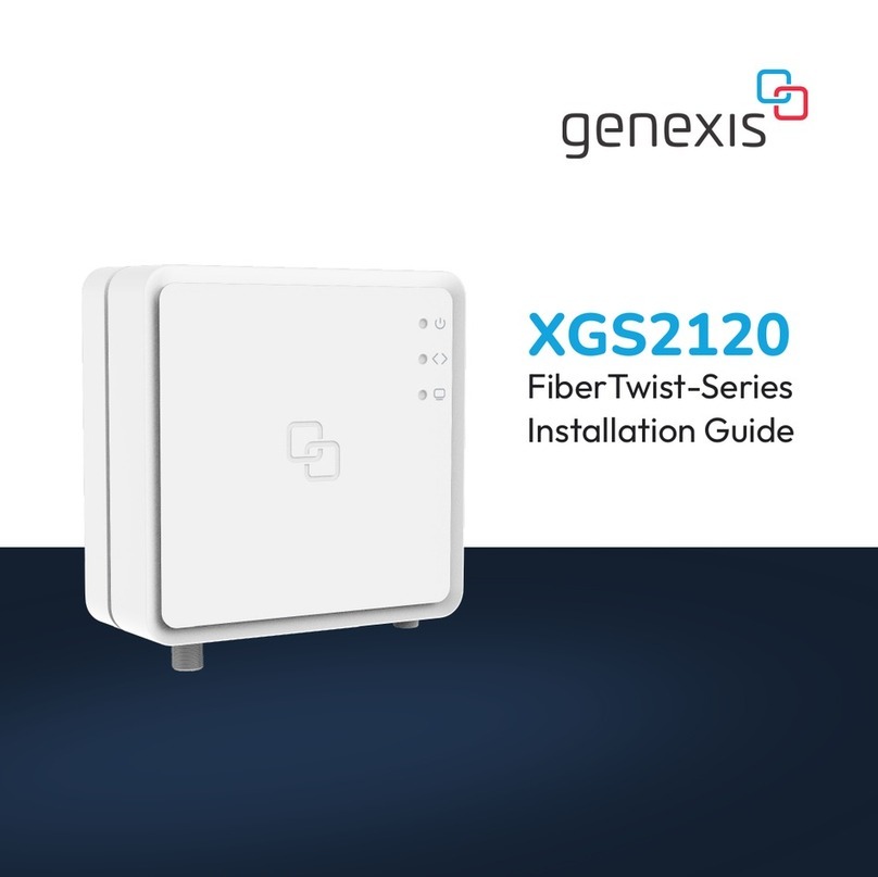 Genexis FiberTwist Series installation guide