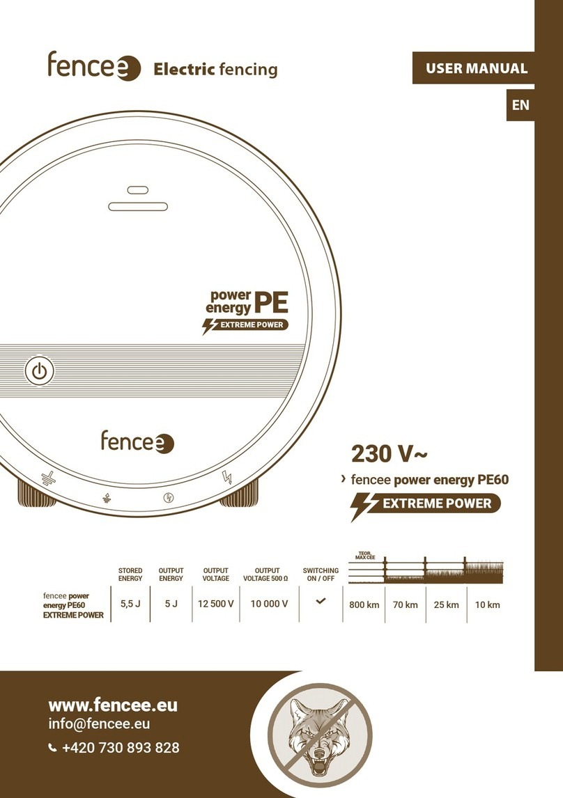 Fencee power energy PE60 user manual