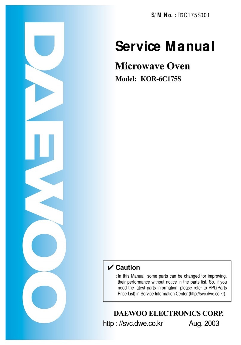 Daewoo KOR-6C175S User manual