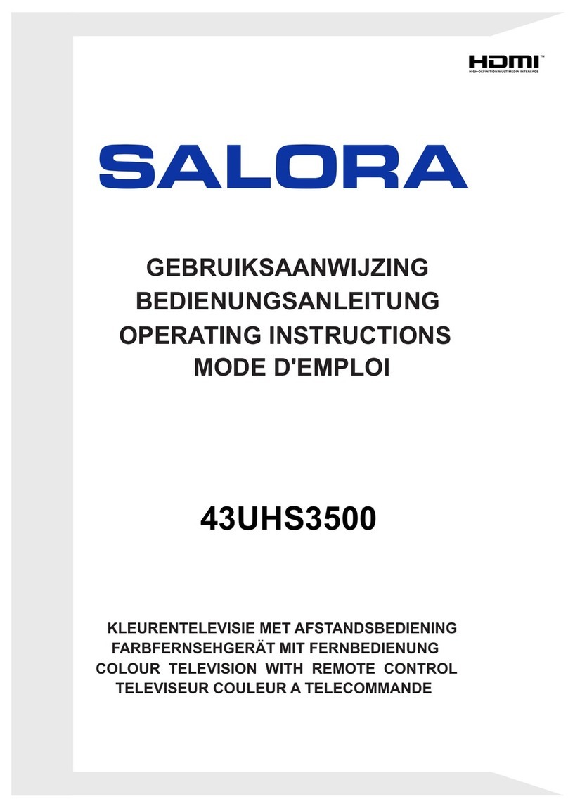 Salora 43UHS3500 User manual Salora 43UHS3500 User manual