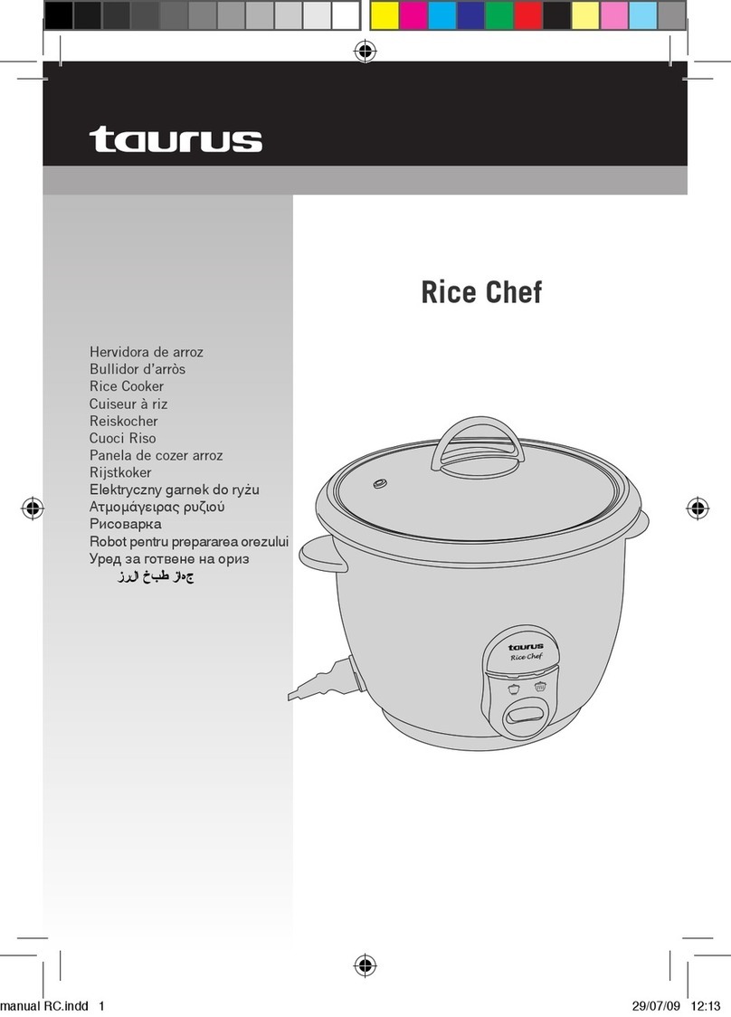 Taurus RICE CHEF User manual